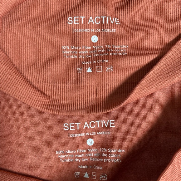 Set Active SculptFlex Set in Orange-ish Pink - Picture 3 of 3
